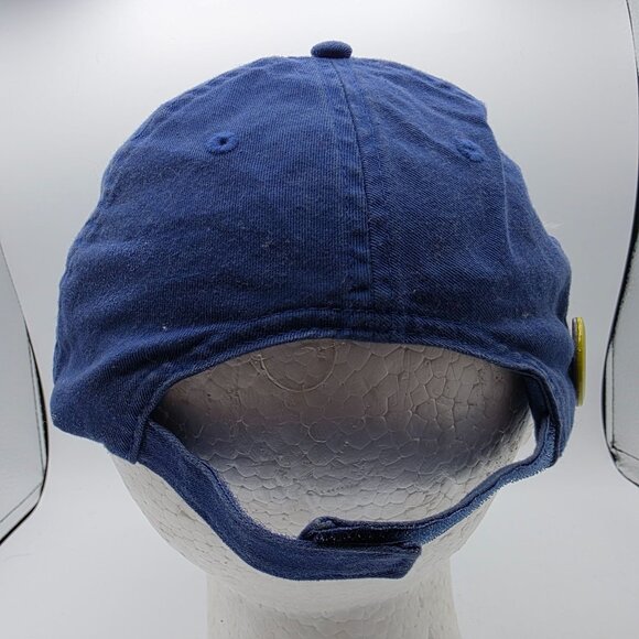 Disney Monsters University Blue Baseball Hat Cap With Annual Pass Pin Adult Size - Picture 3 of 11